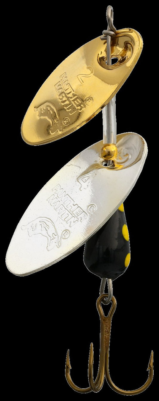 Panther Martin Dual Flash Spinner - 2" - Gold/Silver