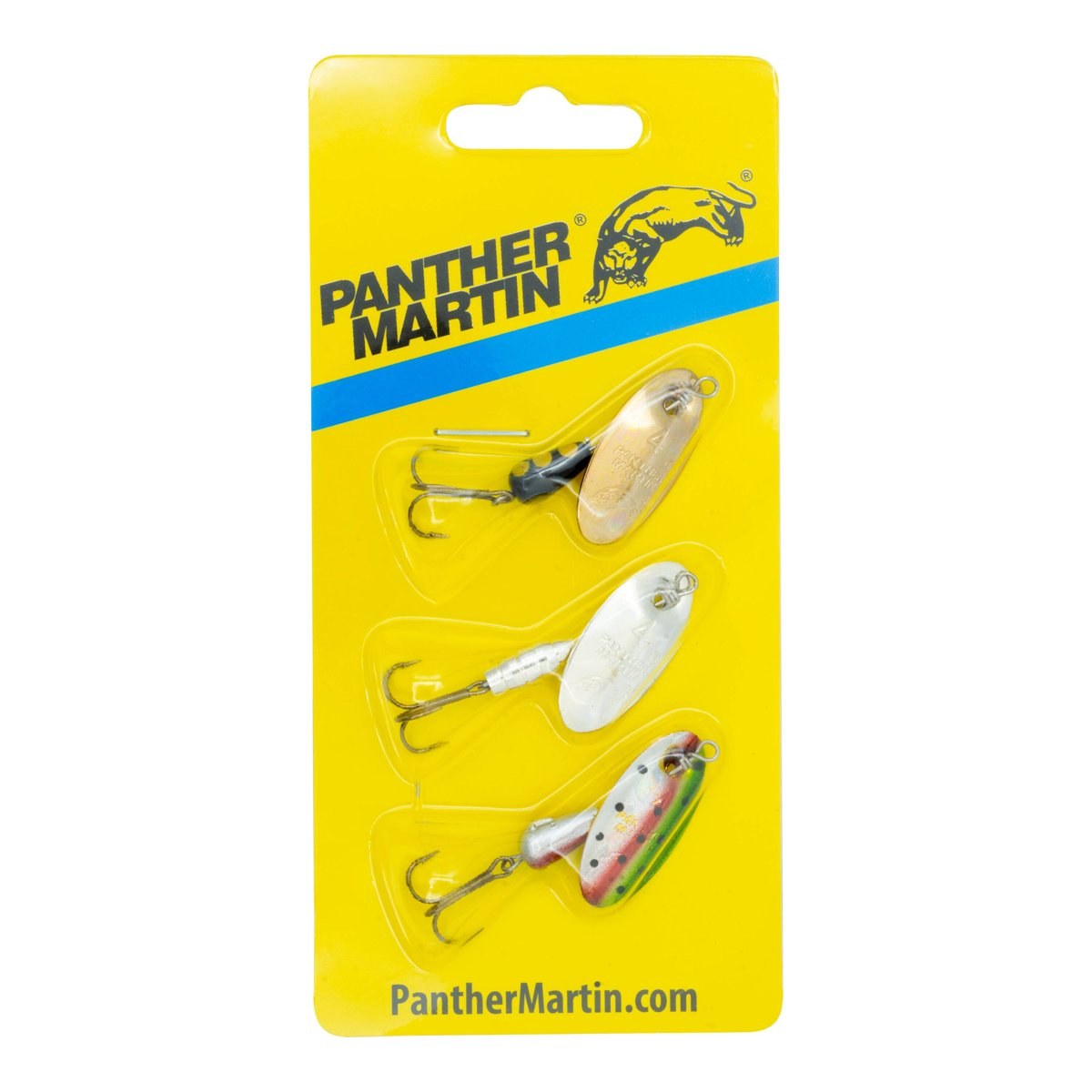 Panther Martin Western Trout Spinner Fishing Lures, 1/8 oz, 3 Pack