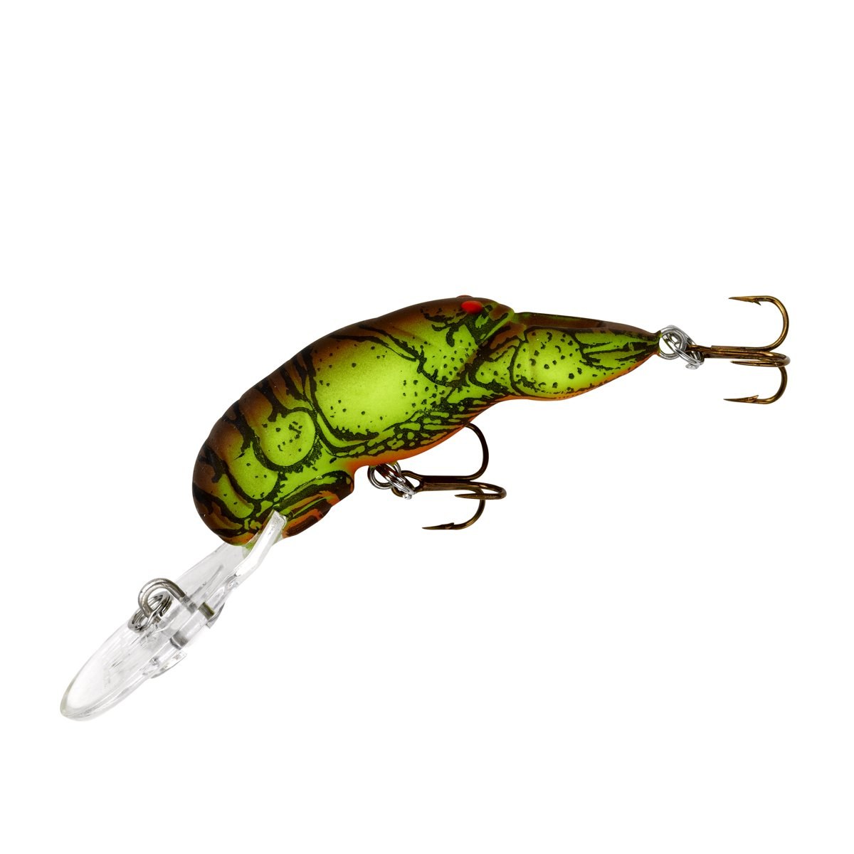 Rebel Deep Teeny Wee Crawfish Crankbait Chartreuse Brown 1 1/2" 1/9 oz.