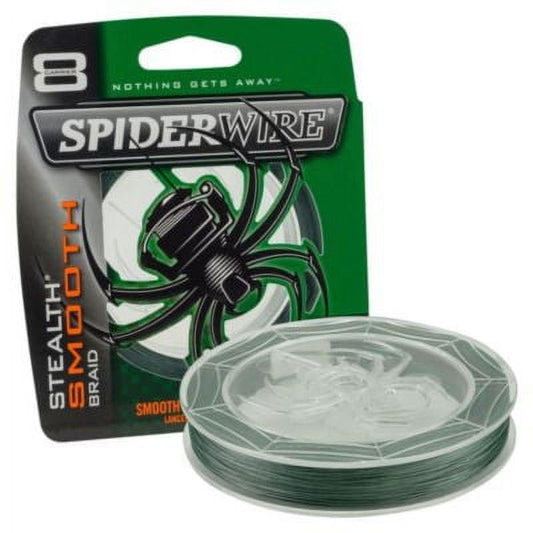 SpiderWire Stealth Smooth Braid Fishing Line, Moss Green, 20 lb Test Strength, 125 yd