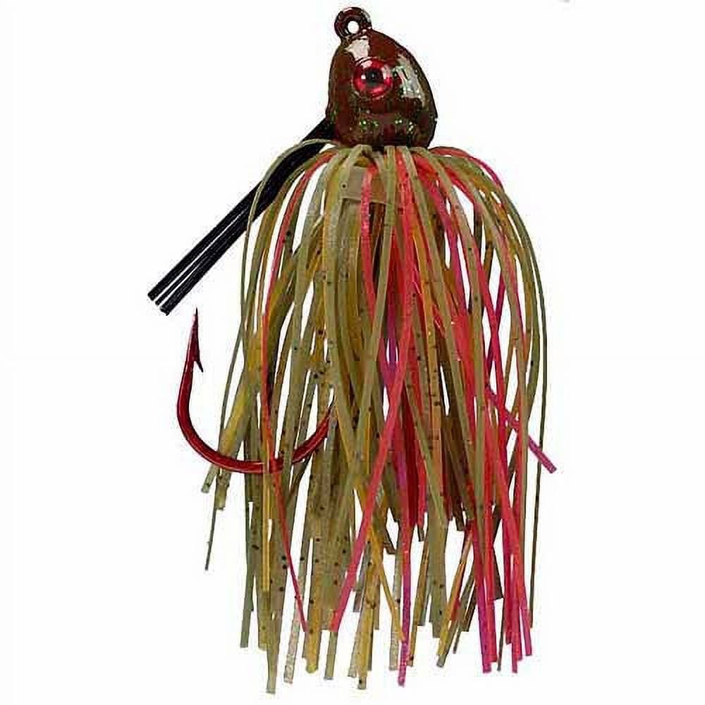 Strike King Bleeding Bitsy Bug Jig 1/4oz Bleeding Green Crawfish Bass Jig