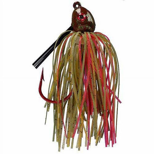 Strike King Bleeding Bitsy Bug Jig 1/4oz Bleeding Green Crawfish Bass Jig