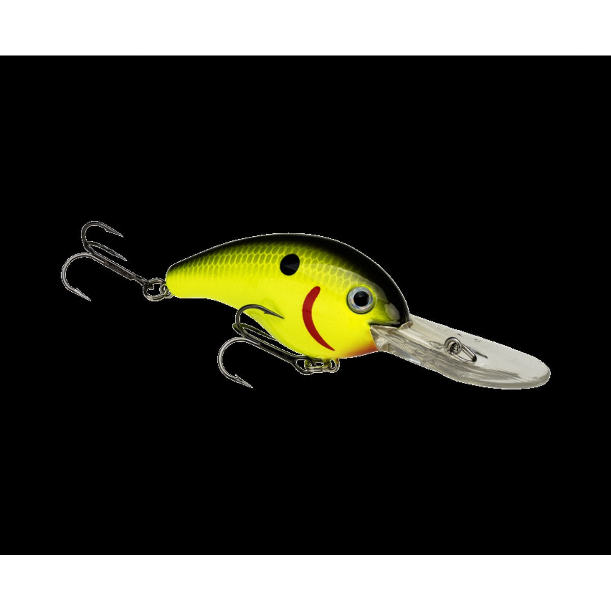 Strike King ProModel Crankbait S5XD Black Back Chartreuse Hard Bait Lure