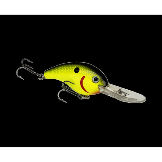 Strike King ProModel Crankbait S5XD Black Back Chartreuse Hard Bait Lure