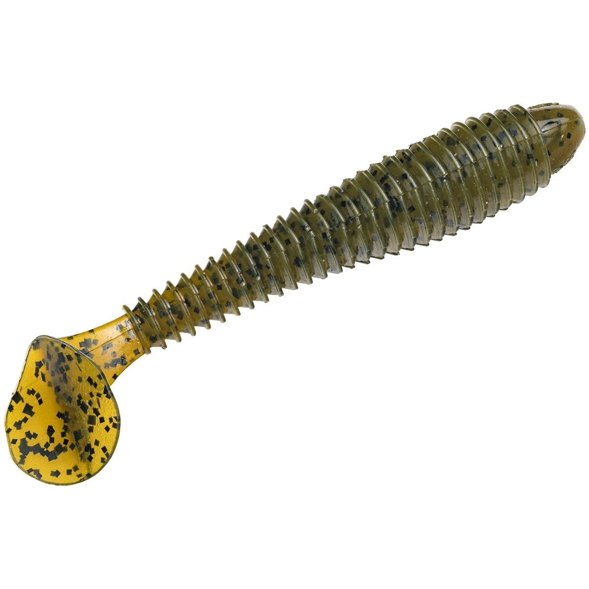 Strike King Rage Swimmer 3 3/4" Green Pumpkin Soft Bait Lure
