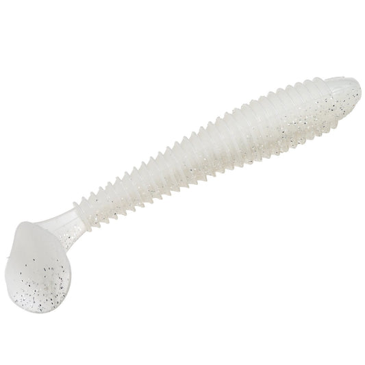 Strike King Rage Swimmer 3 3/4" Pearl Flash Soft Bait Lure