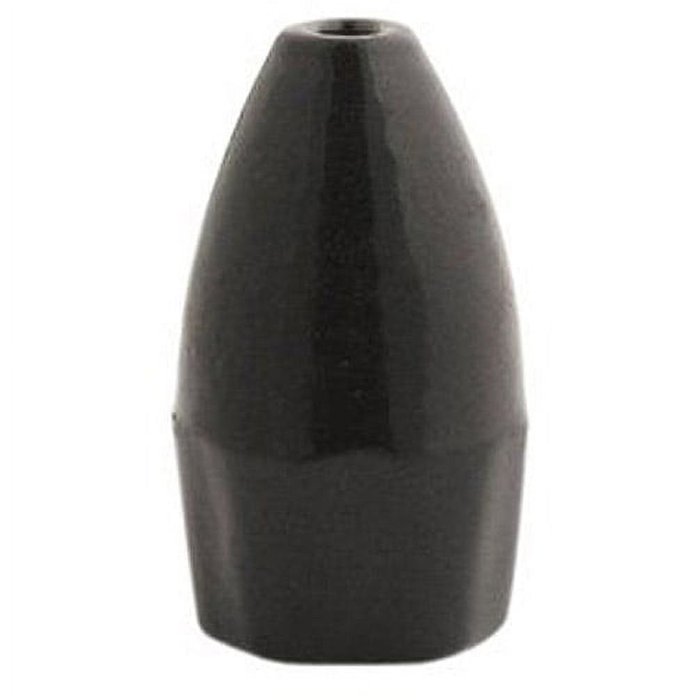 Strike King Tungsten Bullet Worm Weight 1/8 Ounce Black 4 Pack