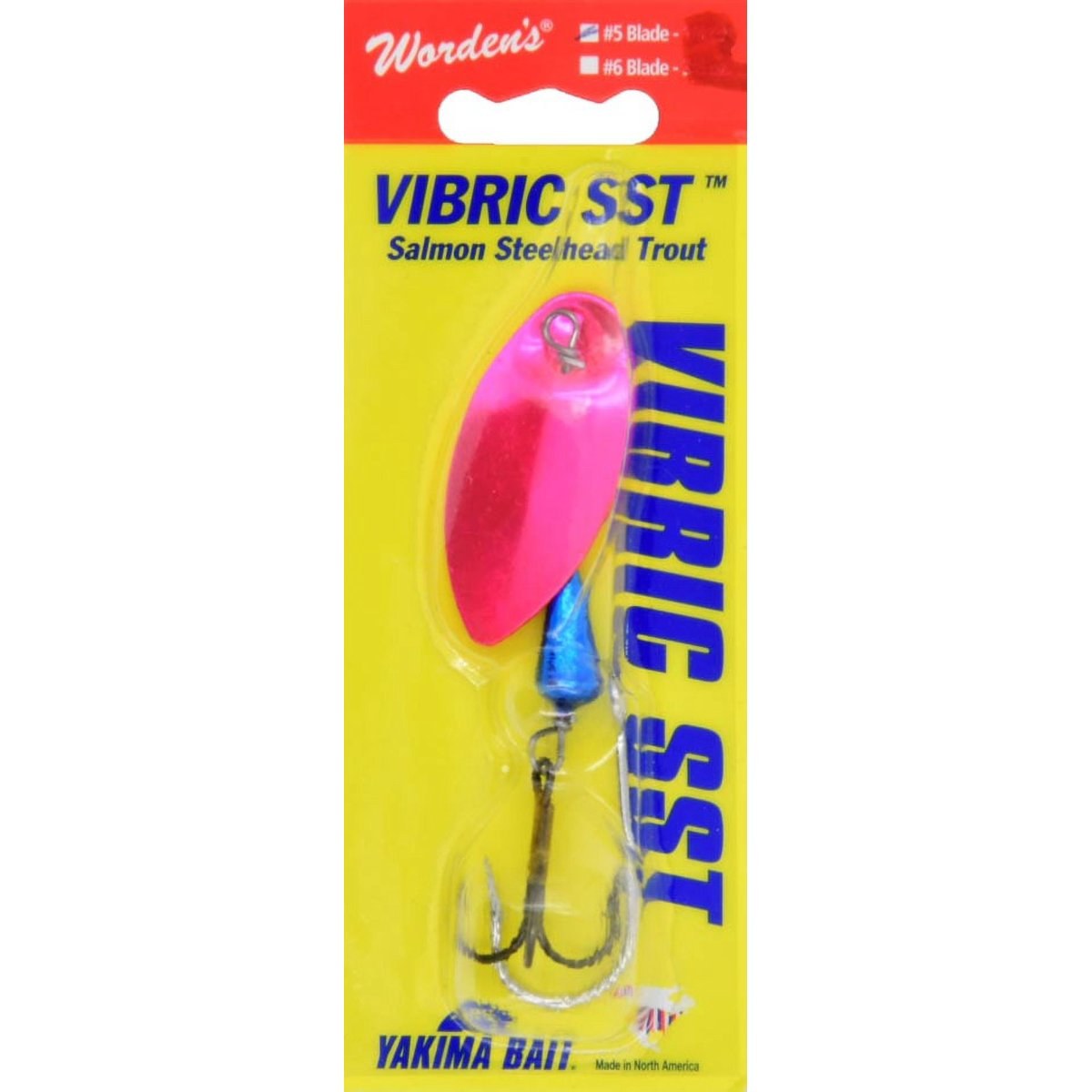 Worden's Vibric SST Fishing Lure, Misty River, 1/4 oz., Size 5 Blade, 490U MR