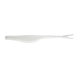 YUM Break'N Shad Soft Plastic 5" Pearl White 10 Count