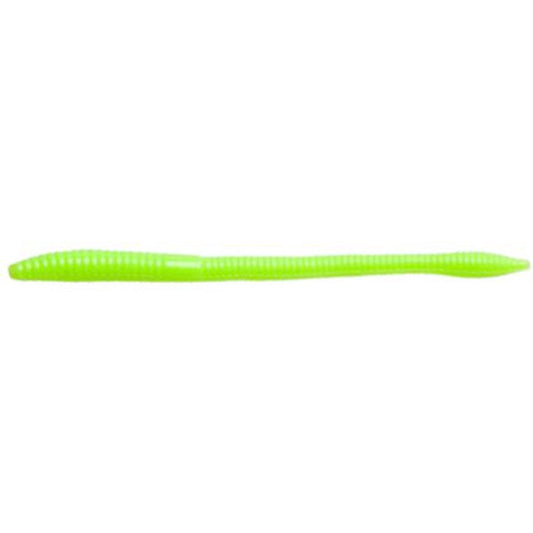 Zoom Trick Worm Limetreuse 6.5" Soft Plastic Worm
